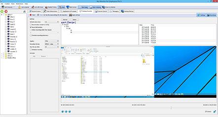 Employee monitoring desktop recording